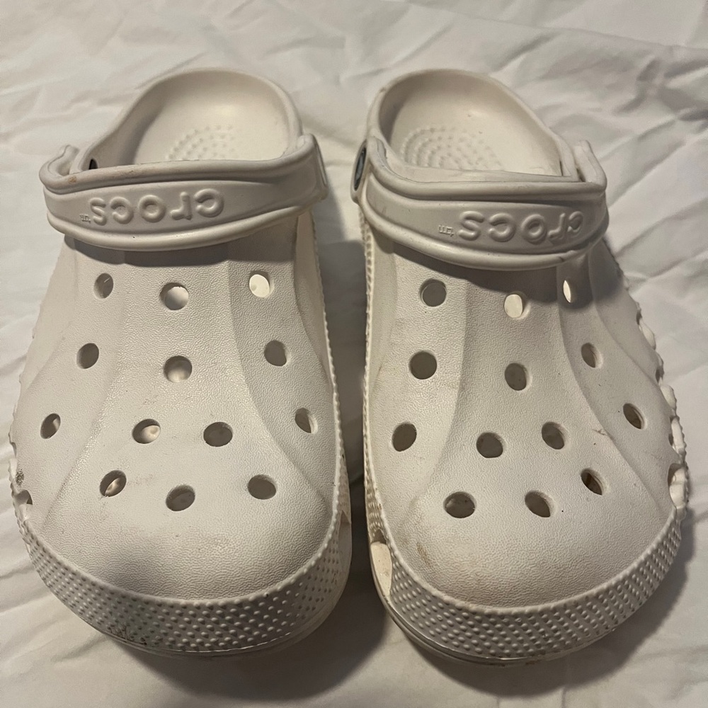 CROCS Classic Slip-On Clogs in White
